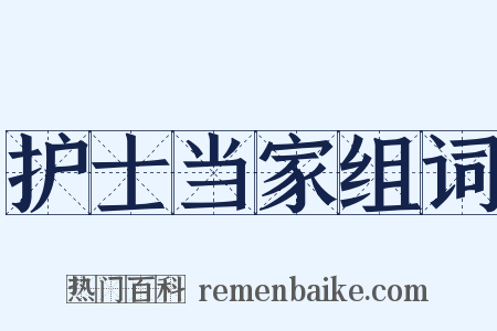 护士当家组词是什么意思的图片